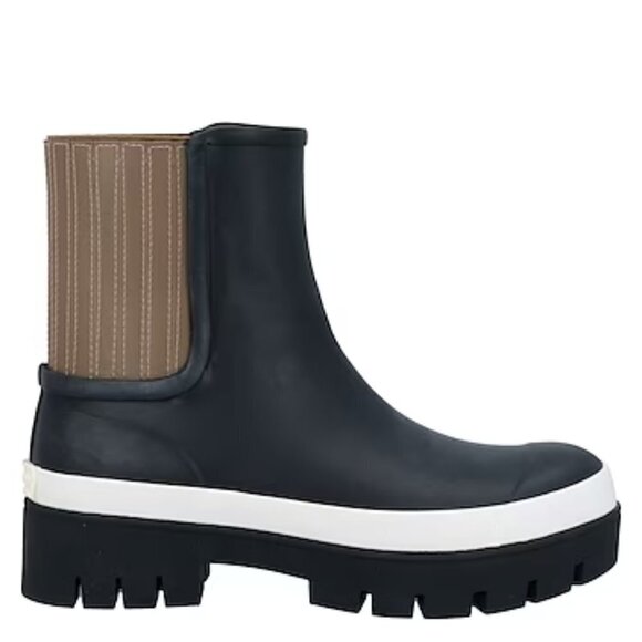 Tory Burch Womens Hurricane Black Rainboots Size : 9  Medium (B, M) - Picture 1 of 4